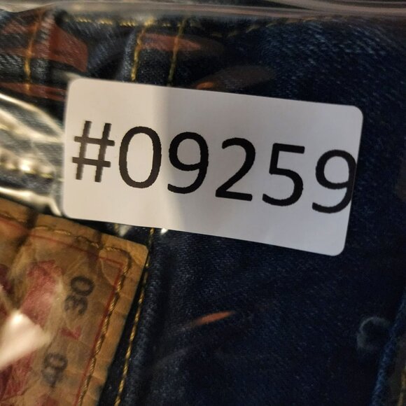 Levis Jeans Mens 40x30 505 Dark Wash Stretch High Rise Regular Fit Straight Leg - Picture 14 of 14